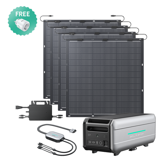 Zendure Satellite Battery Balcony Power Plant Set